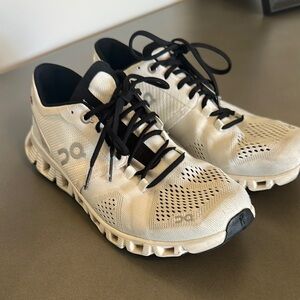 ON Running White and Black Sneakers